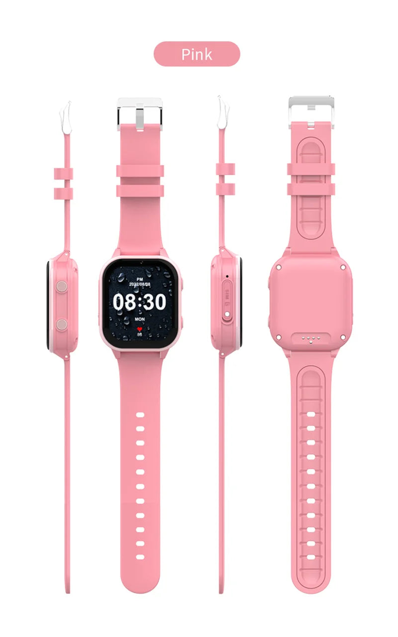 Relógio inteligente infantil Wonlex 4G SOS GPS WiFi Relógio de pulso Whatsapp KT19Pro Android 8.1 com câmera de chamada de vídeo Monitor Smartwatch infantil