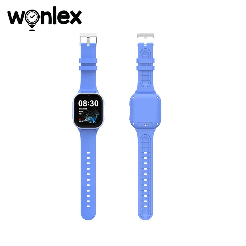 Relógio inteligente infantil Wonlex 4G SOS GPS WiFi Relógio de pulso Whatsapp KT19Pro Android 8.1 com câmera de chamada de vídeo Monitor Smartwatch infantil