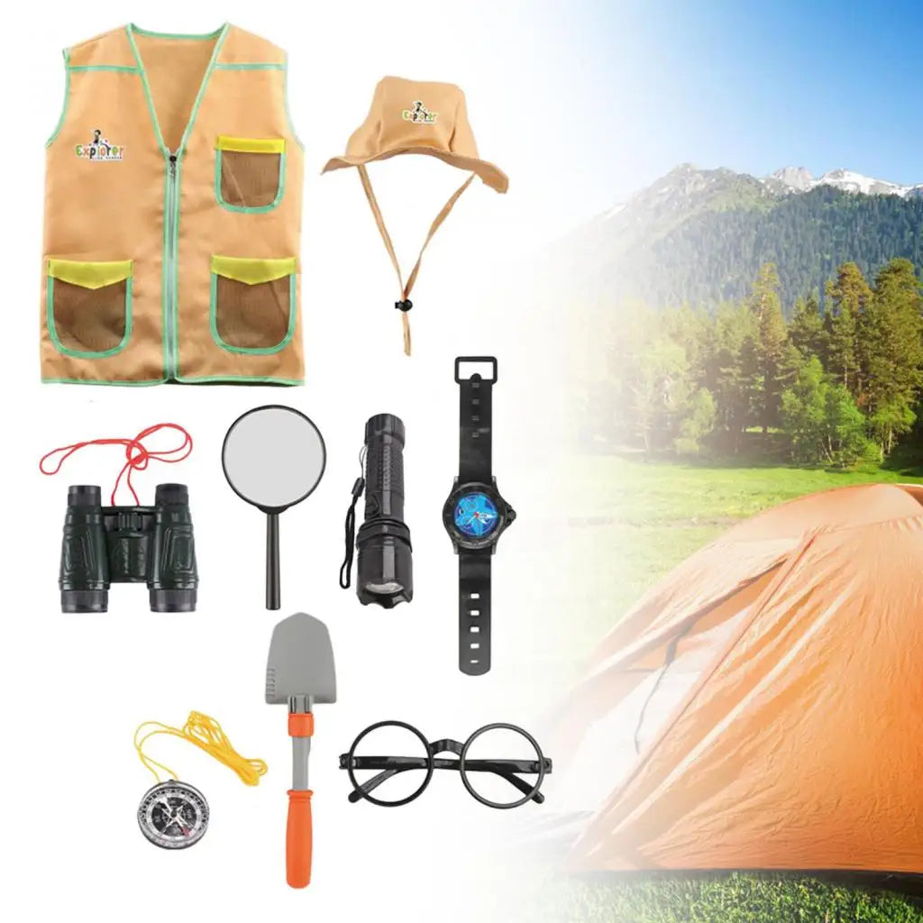 Kids Outdoor Adventure Kits Kids Outdoor Exploration Adventure Kits Dress up Role Explorer Costume Set for Children Kids