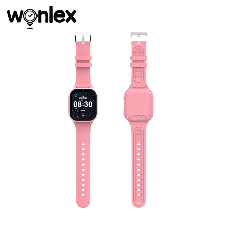 Relógio inteligente infantil Wonlex 4G SOS GPS WiFi Relógio de pulso Whatsapp KT19Pro Android 8.1 com câmera de chamada de vídeo Monitor Smartwatch infantil