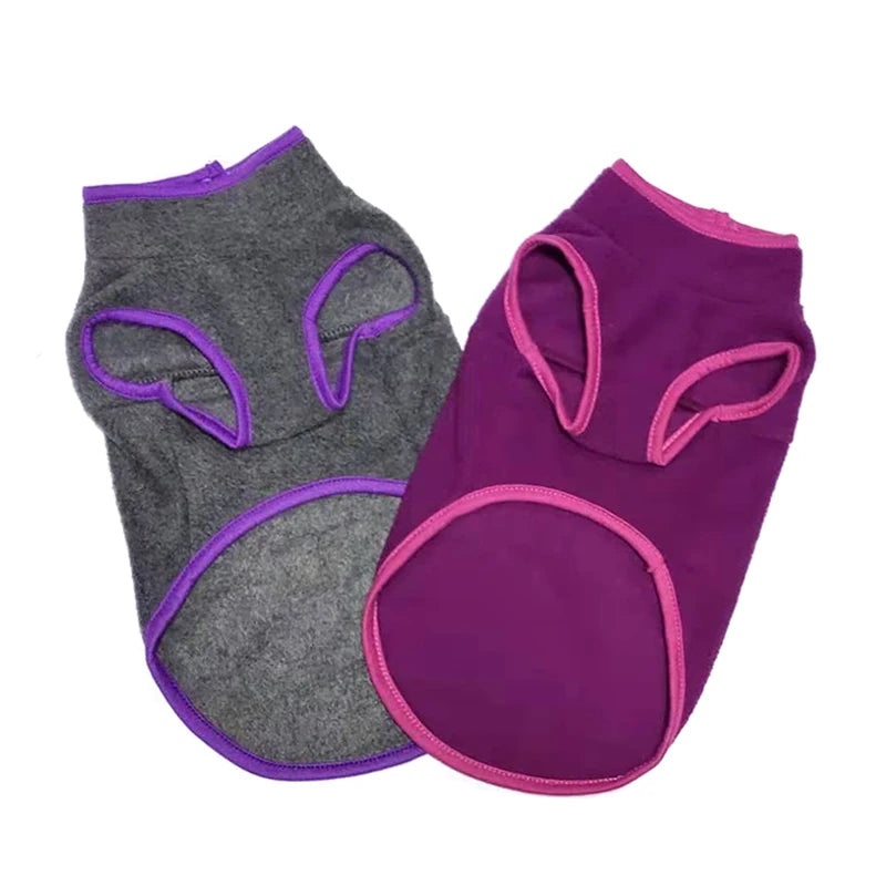 Casaco de lã quente para gatos e filhotes, roupas para cães pequenos e médios, fantasia de chihuahua e buldogue francês, colete para animais de estimação, outono e inverno