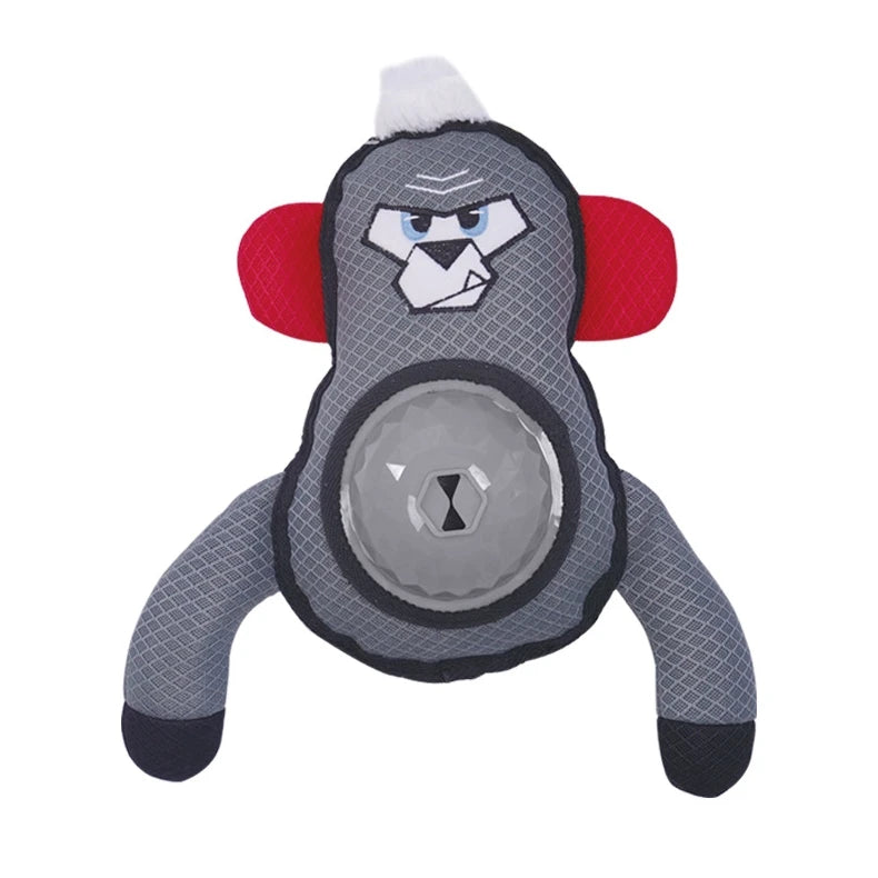 Brinquedo para cachorro com vazamento transfronteiriço, som de papel, voz, TPR, resistente a mordidas, resistente a molares, educativo, interativo, divertido, suprimentos para animais de estimação
