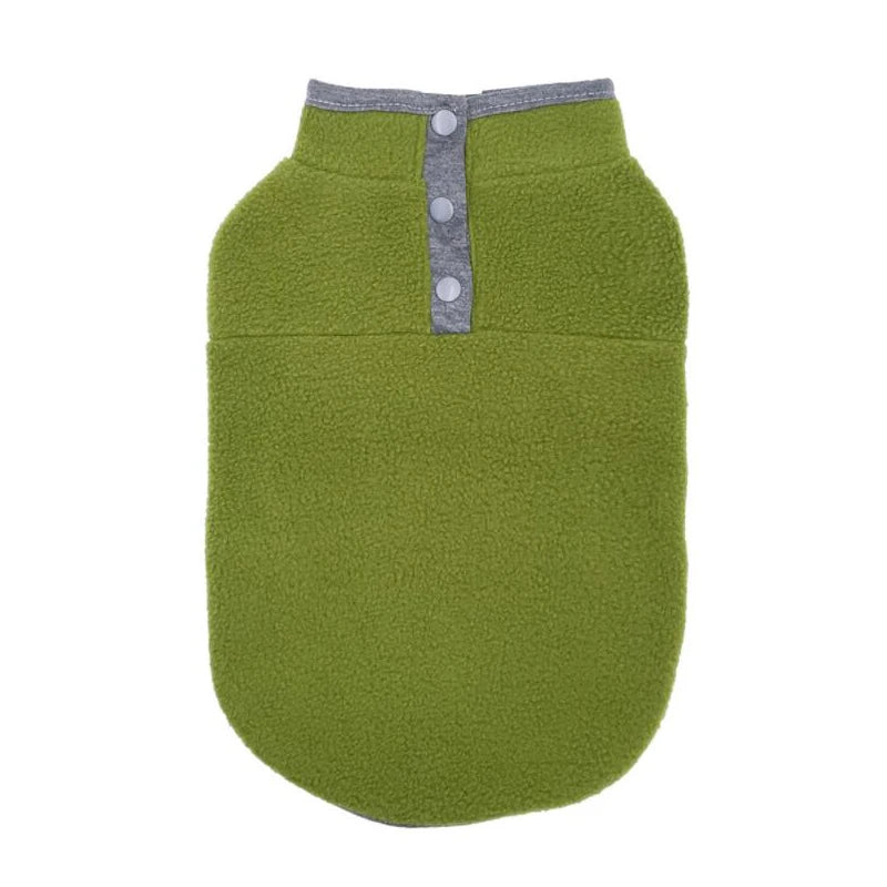 Casaco de lã quente para gatos e filhotes, roupas para cães pequenos e médios, fantasia de chihuahua e buldogue francês, colete para animais de estimação, outono e inverno