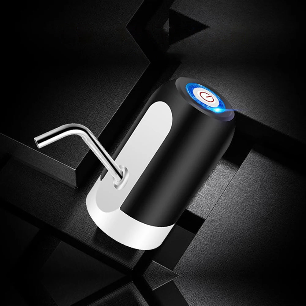 Bomba para garrafa de água com carregamento USB, dispensador elétrico automático de água, bomba para garrafa de água, interruptor automático, dispensador de bebidas