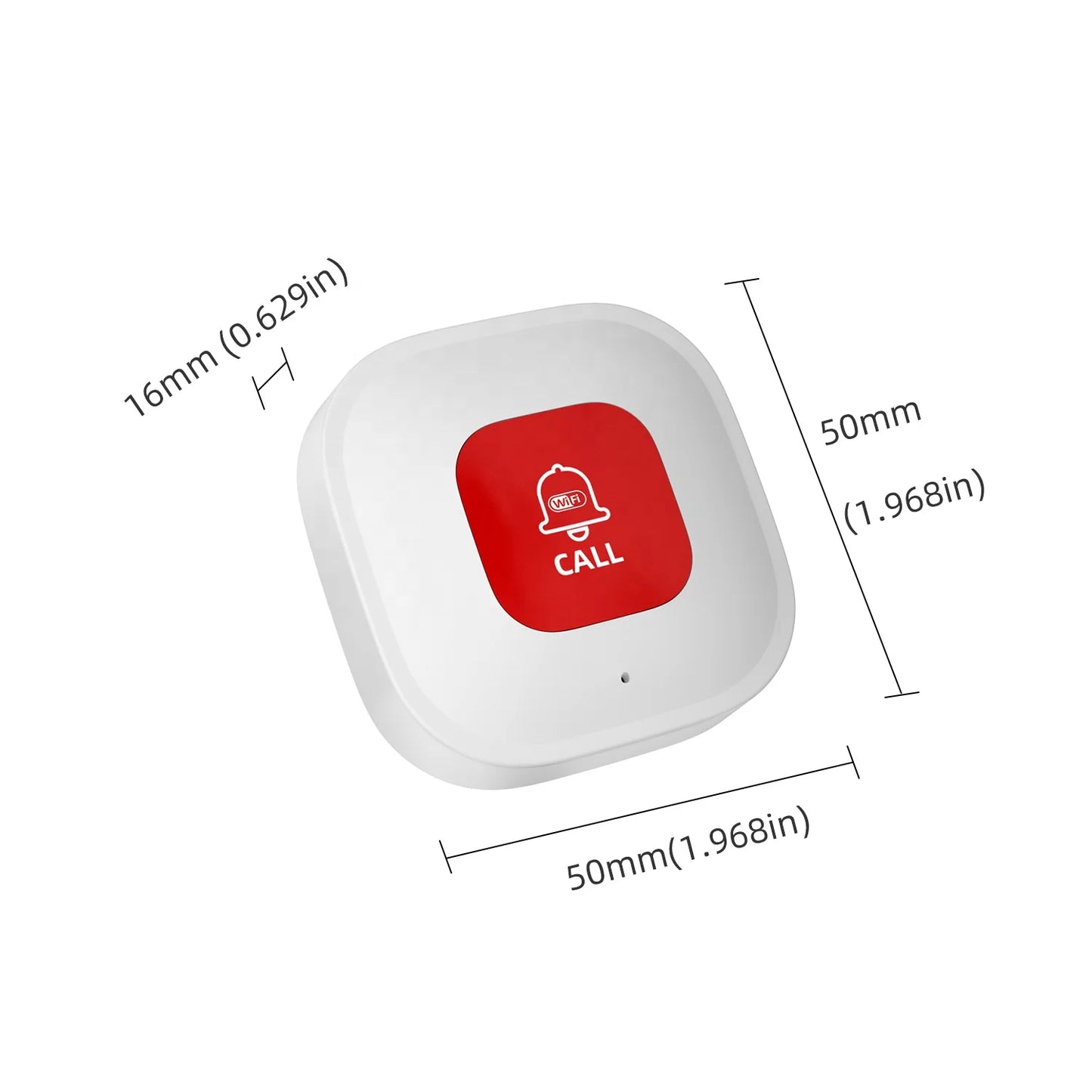 Botão de chamada de emergência sem fio Tuya Smart WiFi SOS para crianças, idosos, cuidadores, paciente, alerta, botão de chamada de emergência WiFi