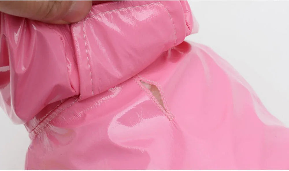 Capa de chuva para cachorro, roupas refletivas para filhotes de estimação, jaqueta de chuva para cachorro pequeno, à prova d'água, yorkshire, poodle, bichon, pomeranian, schnauzer, corgi
