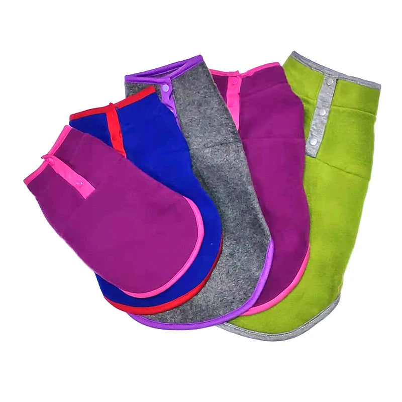 Casaco de lã quente para gatos e filhotes, roupas para cães pequenos e médios, fantasia de chihuahua e buldogue francês, colete para animais de estimação, outono e inverno