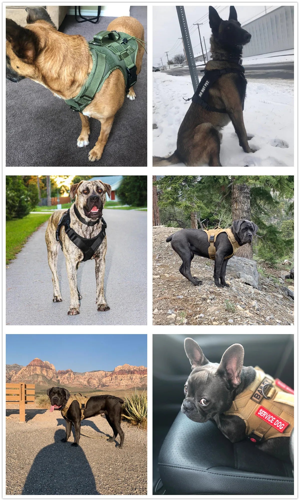 Colete de segurança anti-puxão para cães de treinamento tático, colete ajustável para cães, para caminhada, caminhada e corrida para cães de médio e grande porte