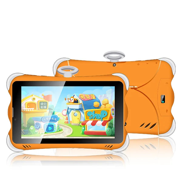 Tablet infantil Wintouch K712 com sistema Android 10, novo modelo, 7 polegadas, 2 GB, 16 GB de ROM, tablet para jogos Android com slot para cartão SIM