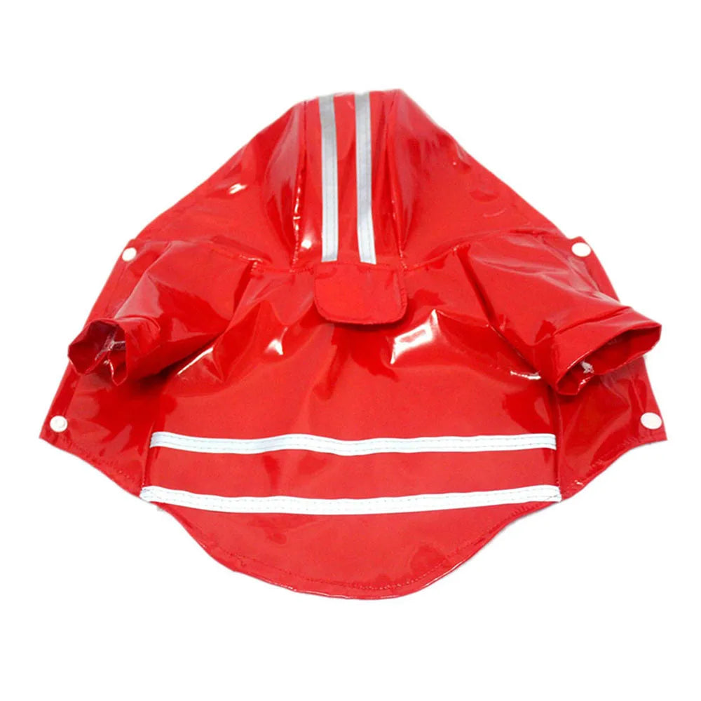 Capa de chuva para cachorro, roupas refletivas para filhotes de estimação, jaqueta de chuva para cachorro pequeno, à prova d'água, yorkshire, poodle, bichon, pomeranian, schnauzer, corgi