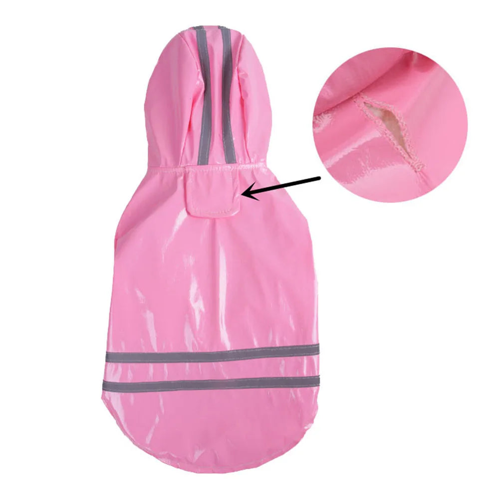 Capa de chuva para cachorro, roupas refletivas para filhotes de estimação, jaqueta de chuva para cachorro pequeno, à prova d'água, yorkshire, poodle, bichon, pomeranian, schnauzer, corgi