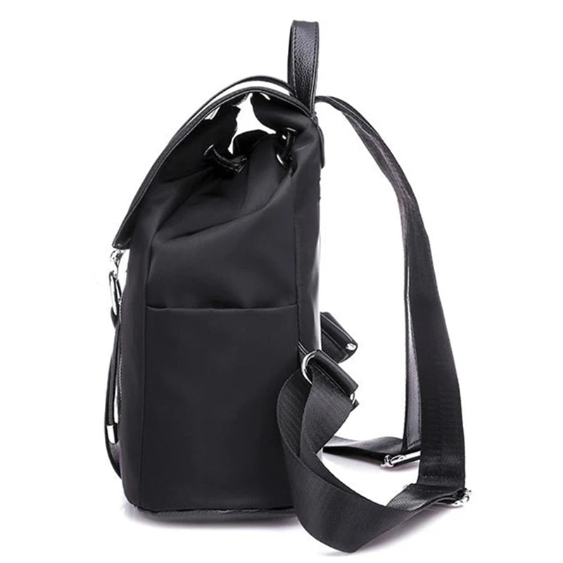 Mochila feminina de designer de alta qualidade em nylon, bolsa feminina fashion, mochila escolar de grande capacidade, bolsa de viagem casual