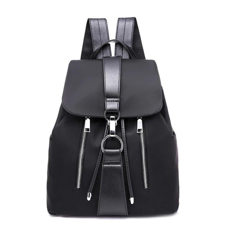 Mochila feminina de designer de alta qualidade em nylon, bolsa feminina fashion, mochila escolar de grande capacidade, bolsa de viagem casual