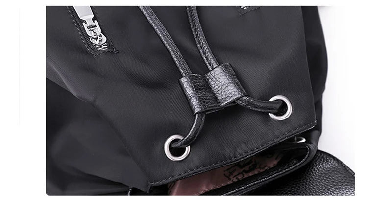 Mochila feminina de designer de alta qualidade em nylon, bolsa feminina fashion, mochila escolar de grande capacidade, bolsa de viagem casual