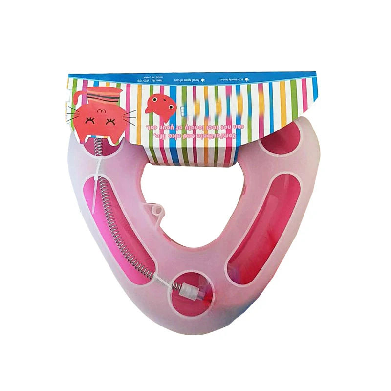 Brinquedo giratório de treinamento para gatos, brinquedo divertido de treinamento, plataforma giratória de penas para gatos, brinquedos interativos para cães pequenos, suprimentos para animais de estimação