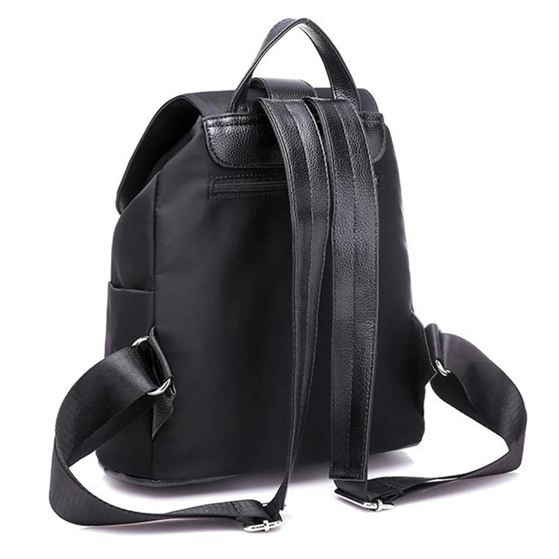 Mochila feminina de designer de alta qualidade em nylon, bolsa feminina fashion, mochila escolar de grande capacidade, bolsa de viagem casual