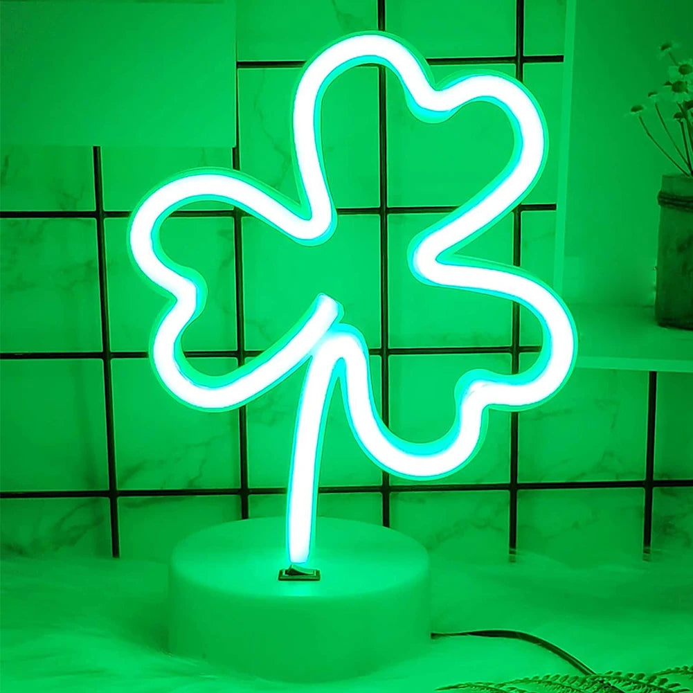 Luz de neon LED USB para letreiro, lâmpada noturna de flamingo para festas de Natal, decoração de casamento, presente para casa, luz de neon em forma de coração