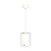 Luminária de mesa LED recarregável por USB, moderna, com toque, para ambientes internos e externos, com abajur cônico, para quartos, casas, sem fio, restaurantes e bares