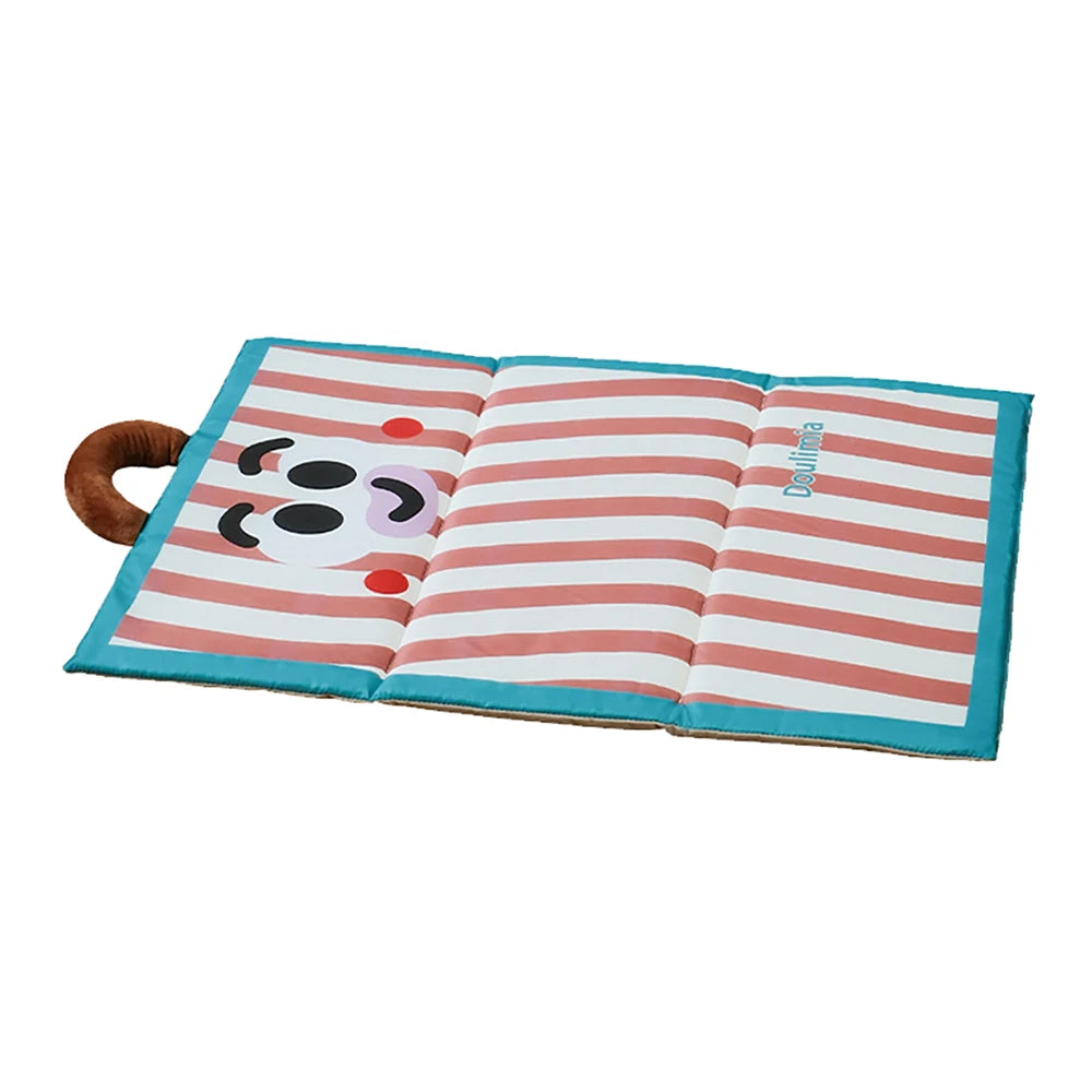 Cama para cães e gatos atualizada 2025 - Colchão para dormir - Impermeável, antiderrapante, dobrável, multifuncional, para ambientes internos e externos