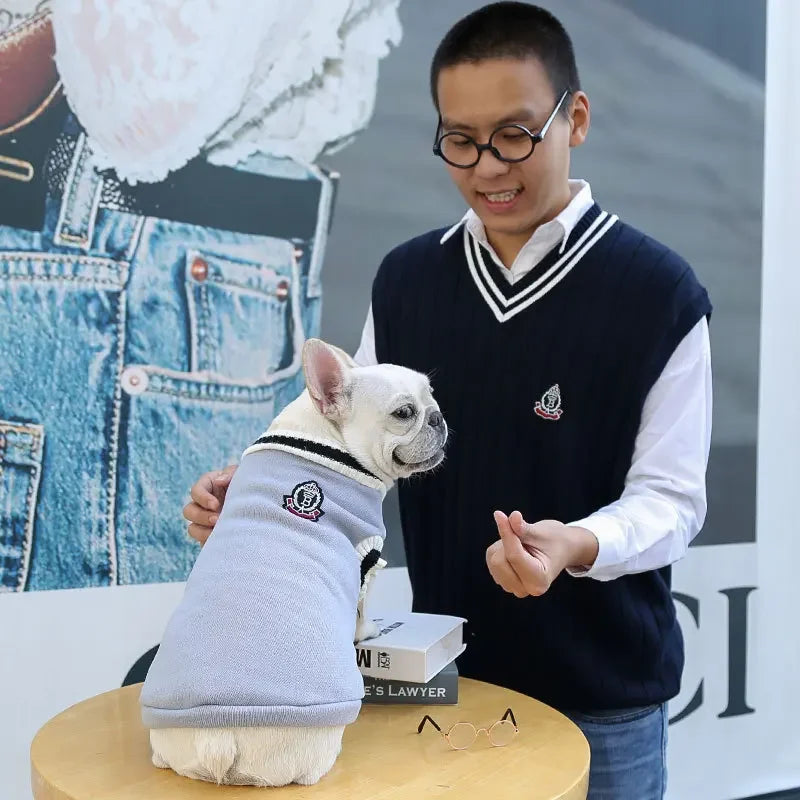 Warm Dog Sweater Winter Clothing Turtleneck Knitted Pet Cat Puppy Clothes Costume for Small Dogs Chihuahua Outfit Sweaters Vest