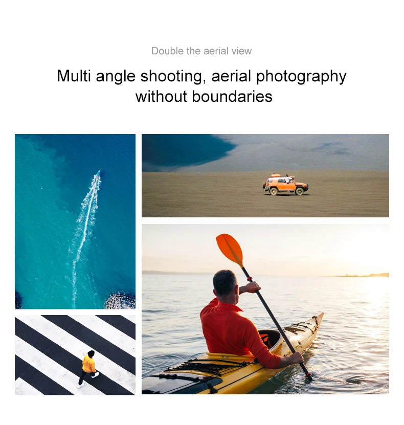 Mini drone Xiaomi D16 com câmera HD 8K ajustável de 180° e WiFi com fluxo de luz, drone de bolso para evitar obstáculos, quadricóptero RC