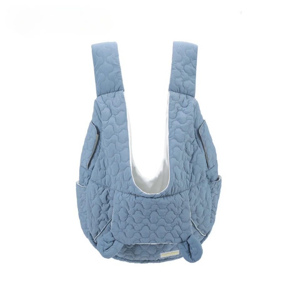 Bolsa de transporte para animais de estimação, mochila de peito extra grande com capacidade para cães e gatos, bolsa para atividades ao ar livre, à prova d'água e resistente ao vento, bolsa portátil para animais de estimação