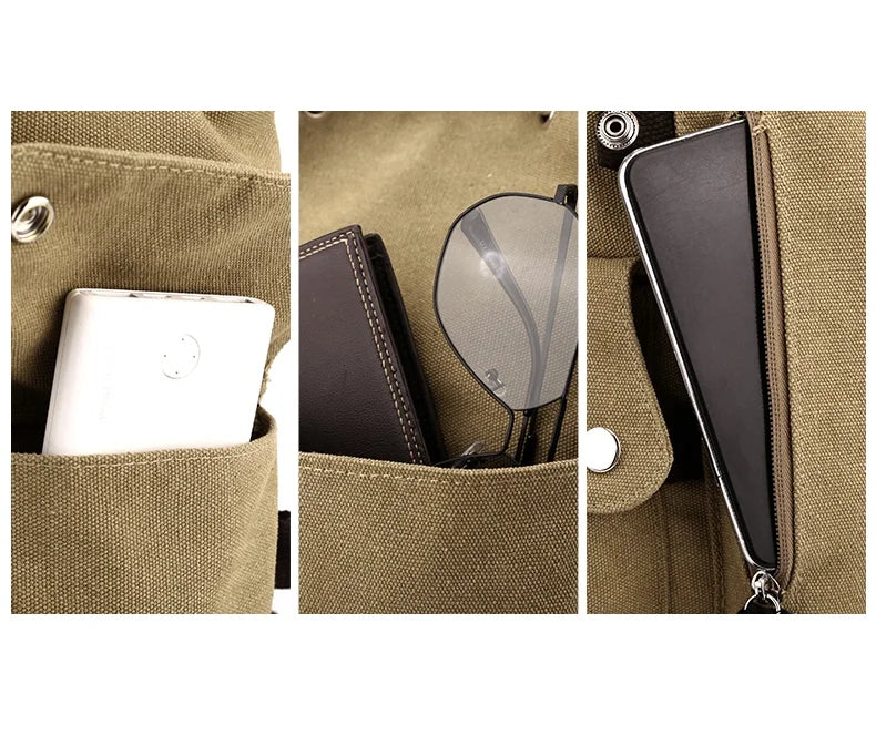 Mochilas masculinas de escalada e caminhada, estilo novo, 2025, para viagem, lazer, estudantes, mochilas escolares grandes, da moda, com bolsos grandes e zíper múltiplo