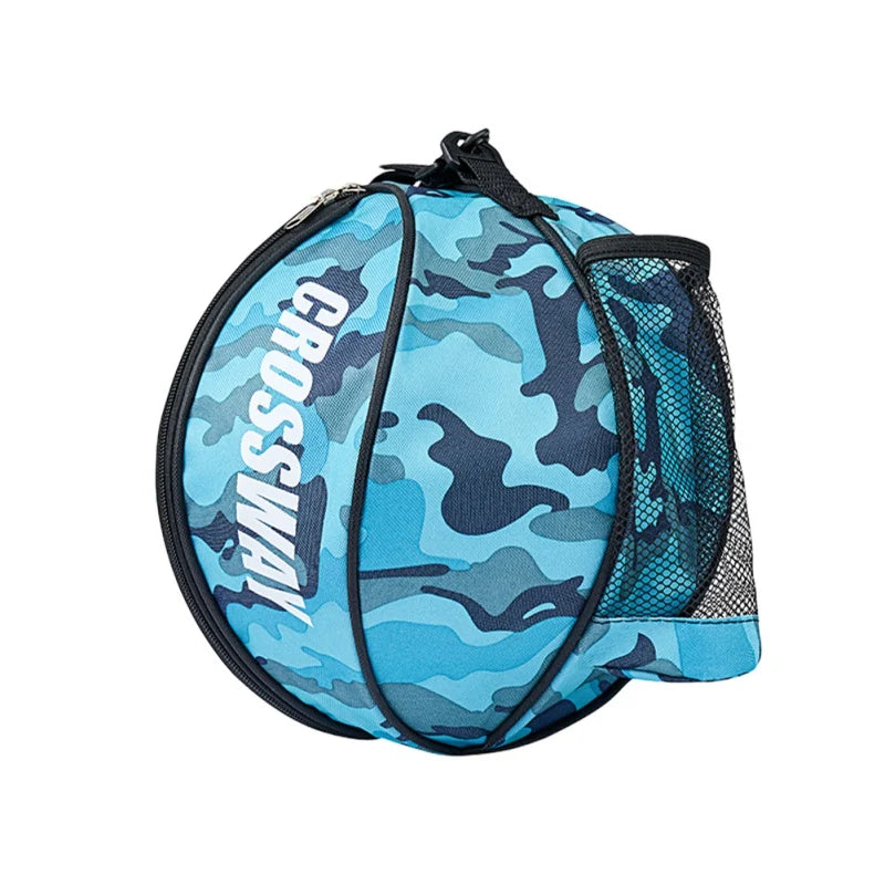 1 peça alça de ombro ajustável 2 bolsos laterais de malha bolsa de basquete bolsa de bola esportiva bolsa de futebol bolsa de ombro suporte transportadora
