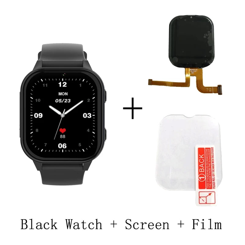 Relógio inteligente infantil Wonlex 4G SOS GPS WiFi Relógio de pulso Whatsapp KT19Pro Android 8.1 com câmera de chamada de vídeo Monitor Smartwatch infantil