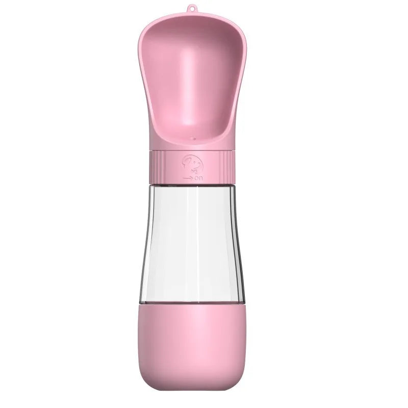 Garrafa de água para animais de estimação, chaleira para cães, fornecimento de água para áreas externas, garrafa portátil para água e comida, copo de água para áreas externas, dispensador de água