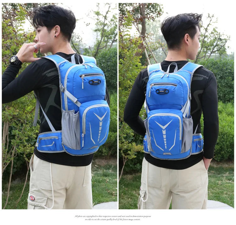 Mochila de hidratação para bicicleta 20L, masculina, à prova d'água, para ciclismo, esportes ao ar livre, viagens, caminhadas, trekking, MTB, mochila para bicicleta, bolsa d'água