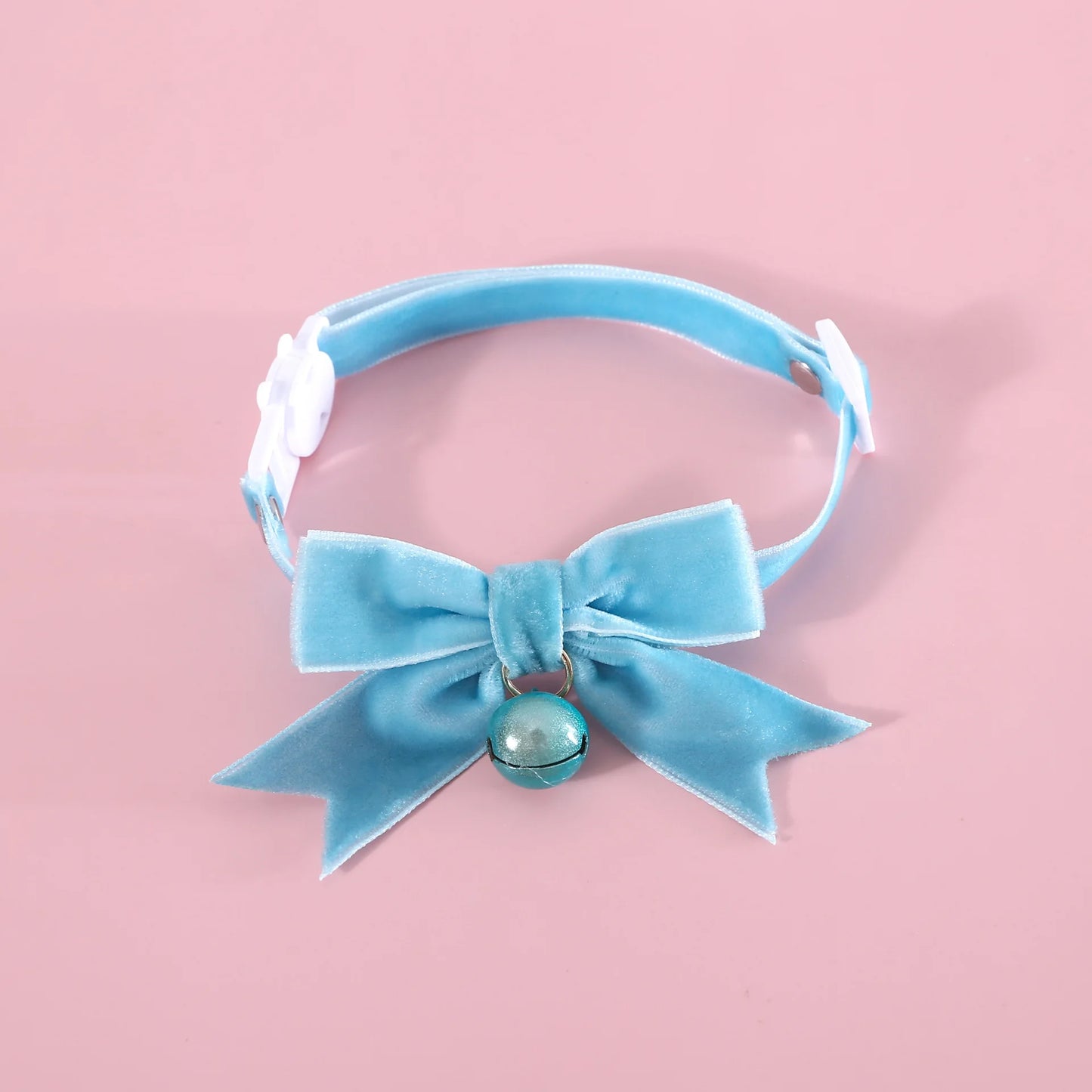 Pet Collar Exquisite Comfortable Decorative Pet Kitten Cat Velvet Bowknot Neck Circle Neck Bow Pet Accessories