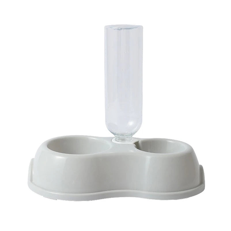Tigela para gato e animal de estimação, alimentador automático, dispensador de água, tigela de comida para cachorro e gato com suporte elevado, tigelas duplas para gatos e cães de estimação