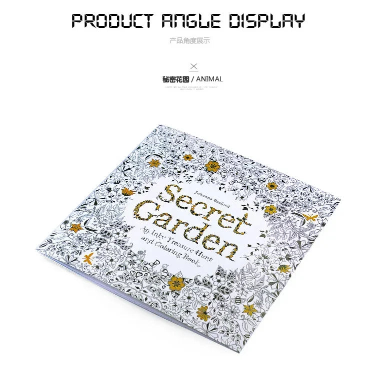 1 peça 24 páginas mandalas flor livro de colorir para crianças adulto grafite desenho livro de colorir conjunto arte material escolar