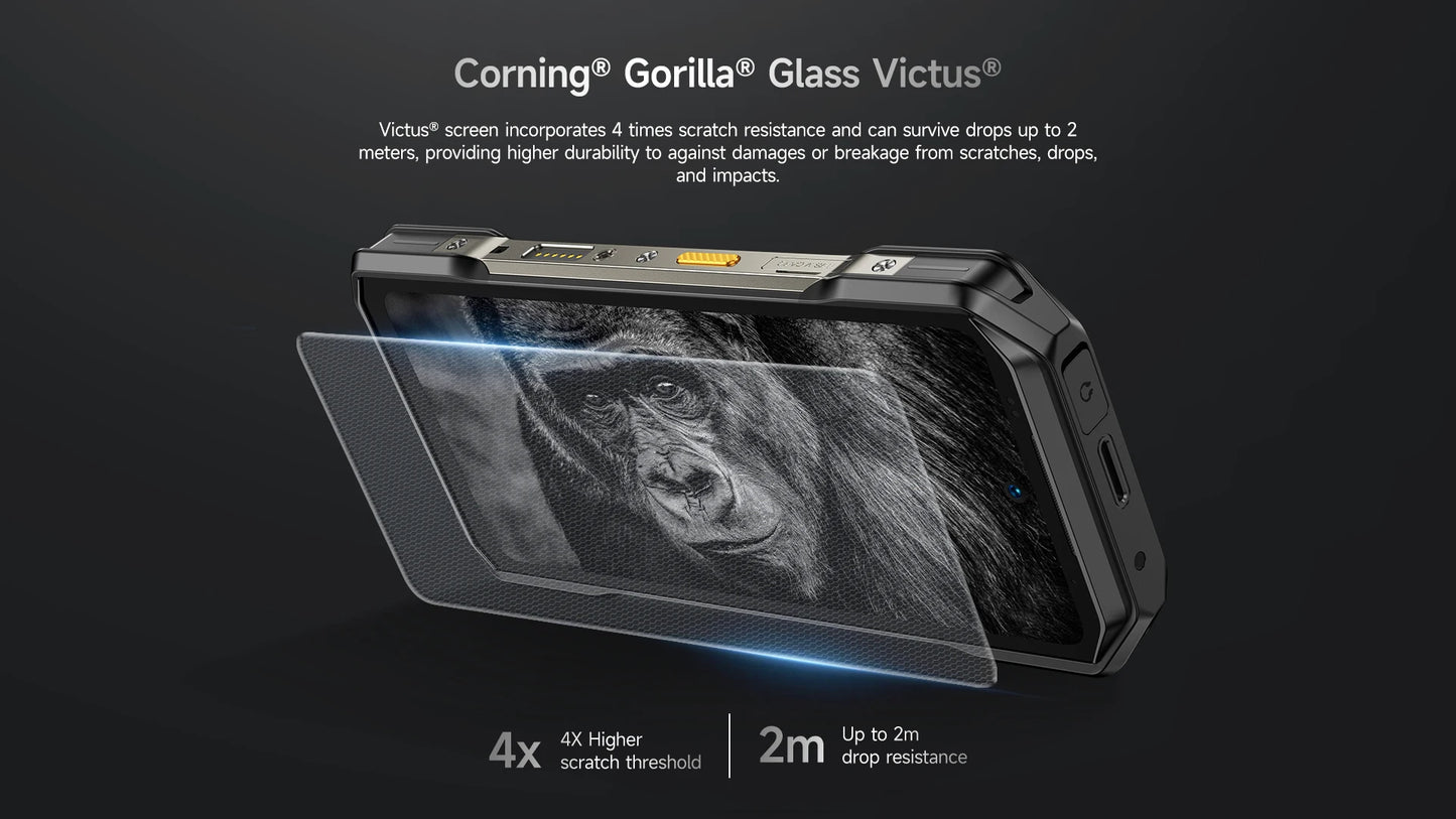Ulefone Armor 27T Pro 5G, telefone robusto, 10600mAh, Android 14, smartphone com câmera noturna de 50MP+64MP, 6,78" 120Hz, 24GB+256GB NFC