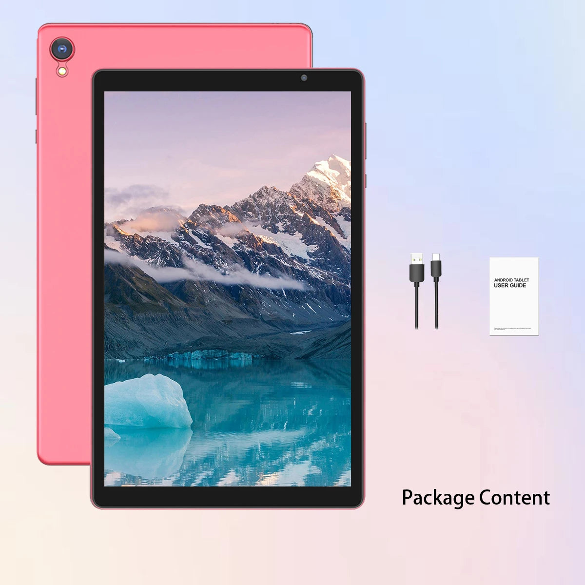 Tablet Android de 10 polegadas, processador quad-core, 4(2+2) GB de RAM, 32 GB de ROM, Bluetooth, WiFi, bateria de 6000 mAh