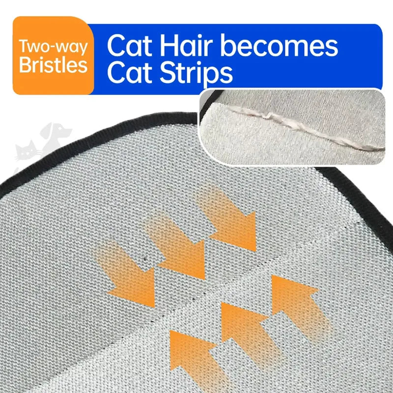 Luvas de tosa para animais de estimação atualizadas, escova de pelos de gatos, luvas para remoção de pelos de animais de estimação, escova dupla, ferramenta de limpeza antiestática para gatos, luvas para remoção de pelos