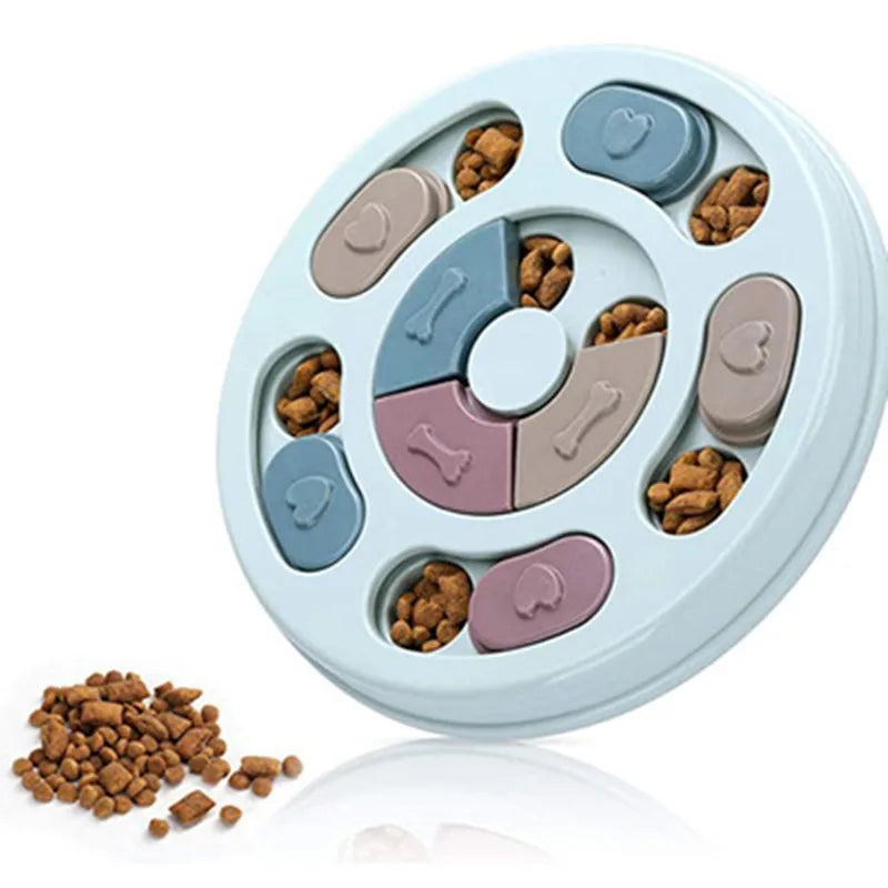 Brinquedos para animais de estimação, gatos e cães, alívio do tédio, pratos de alimentação, tigelas de comida lenta, treinamento cerebral interativo, equipamentos de alimentação