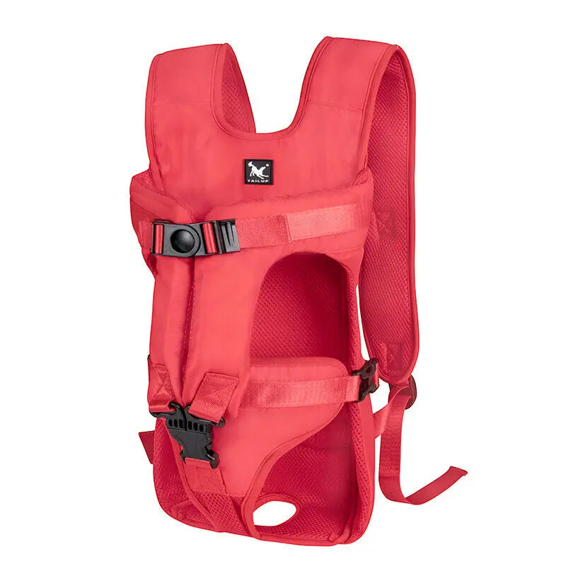 Mochilas de transporte frontal para animais de estimação, mochilas ajustáveis com mãos livres para cães de pequeno e médio porte, respiráveis e para gatos, bolsas de transporte para viagens ao ar livre