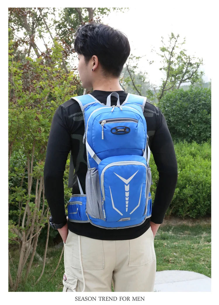 Mochila de hidratação para bicicleta 20L, masculina, à prova d'água, para ciclismo, esportes ao ar livre, viagens, caminhadas, trekking, MTB, mochila para bicicleta, bolsa d'água