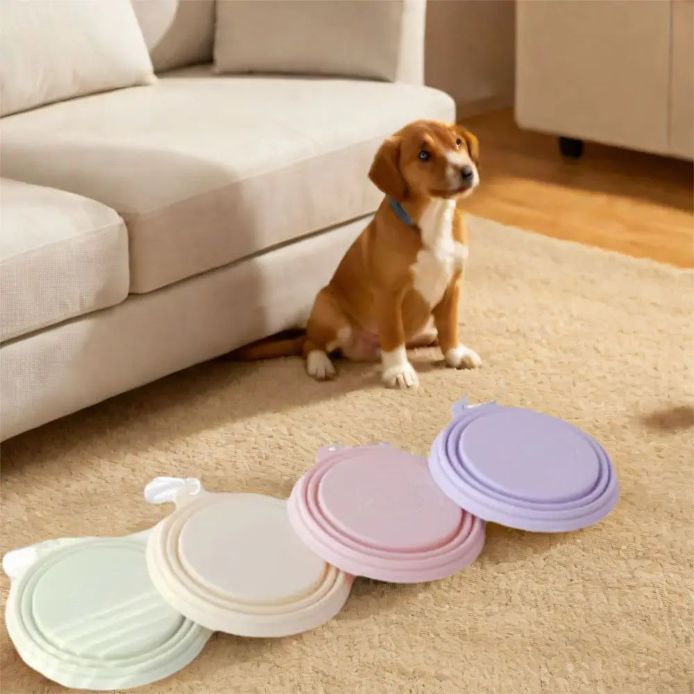 Tigela de macaron para animais de estimação 350ml TPE com padrão de desenho animado, tigela de alimentação para filhotes dobrável com furos para pendurar, tigela portátil para animais de estimação para cães e gatos