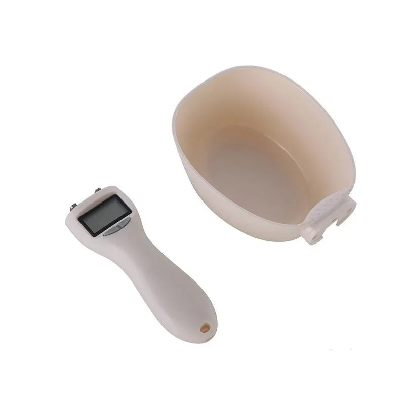 Pet Food Scale LCD Electronic Precision Weighing Tool Dog Cat Feeding Food Measuring Spoon Digital Display Kitchen Scale