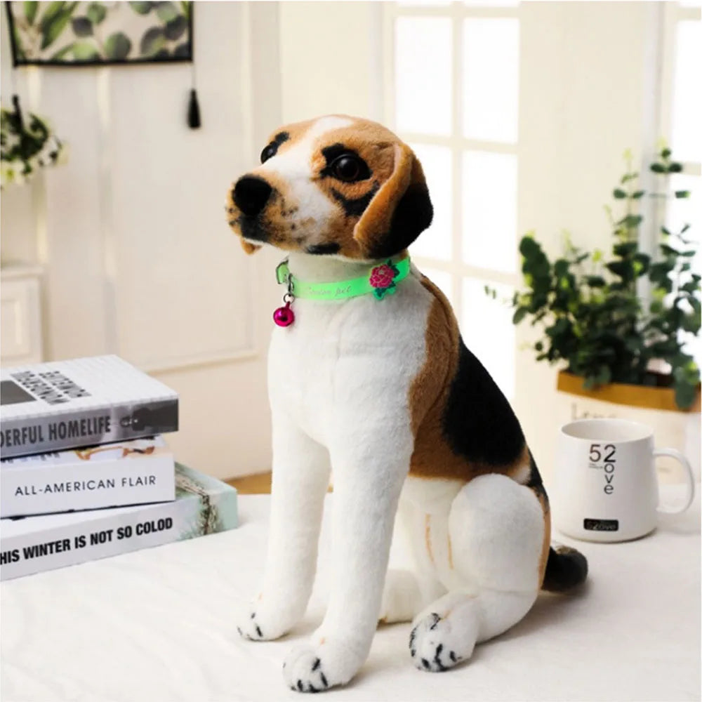Coleiras brilhantes para animais de estimação com sino que brilham à noite, colar para cães e gatos, acessórios luminosos para gatinhos e filhotes