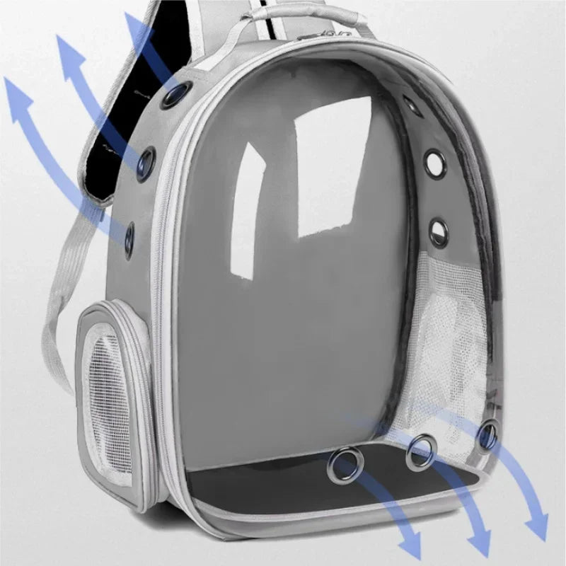 2025 Nova Cápsula Espacial Transparente Bolsa para Gatos Bolsa de Ombro Respirável Bolsa Portátil para Gatos Suprimentos para Animais de Estimação Mochila para Animais de Estimação
