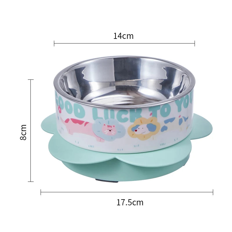 Tigela para alimentação individual de animais de estimação com grande capacidade. Design removível para fácil limpeza. Essencial para animais de estimação. Tigela para animais de estimação.