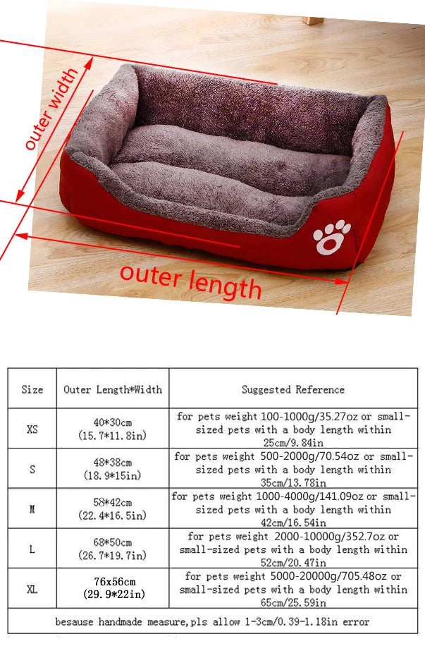 Tapete clássico para animais de estimação, moda canil para cães, cama, casa, respirável, algodão, macio, ninho de gato, cama quente para cães pequenos e médios