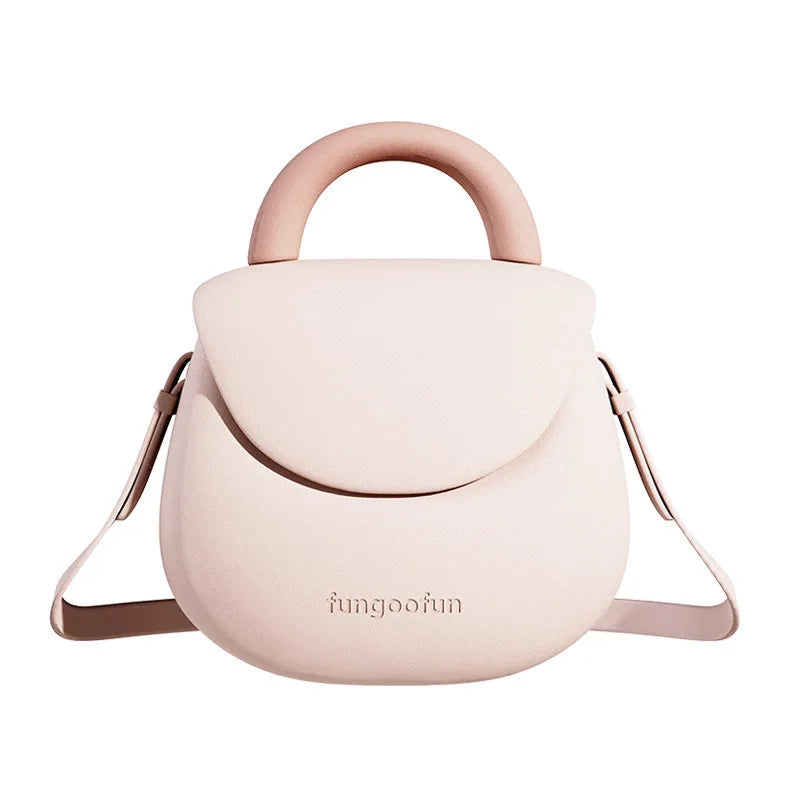 Bolsa de ombro transversal impermeável e espaçosa para mulheres, resistente a arranhões, leve, 4 cores da moda, bolsa esportiva de EVA