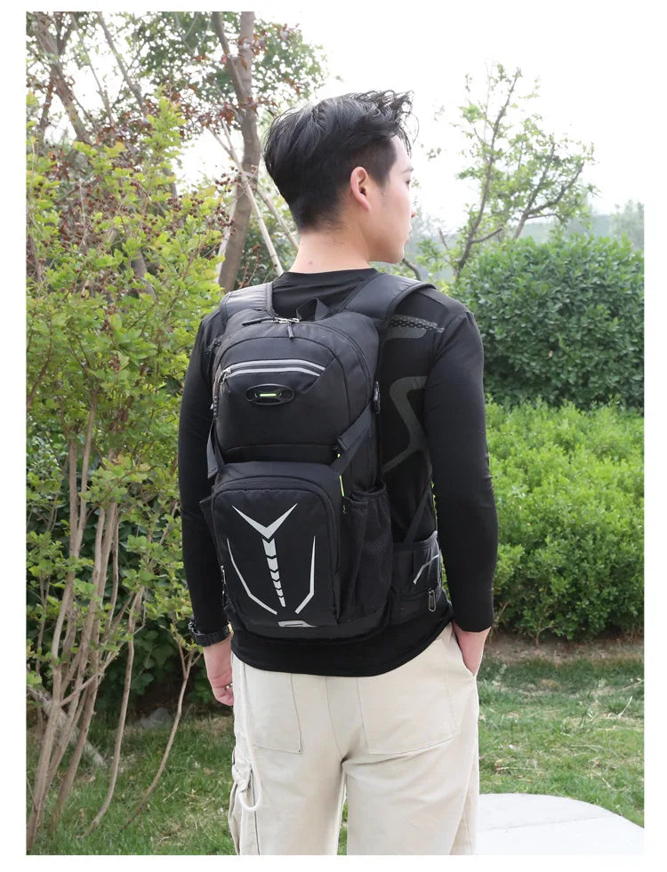 Mochila de hidratação para bicicleta 20L, masculina, à prova d'água, para ciclismo, esportes ao ar livre, viagens, caminhadas, trekking, MTB, mochila para bicicleta, bolsa d'água