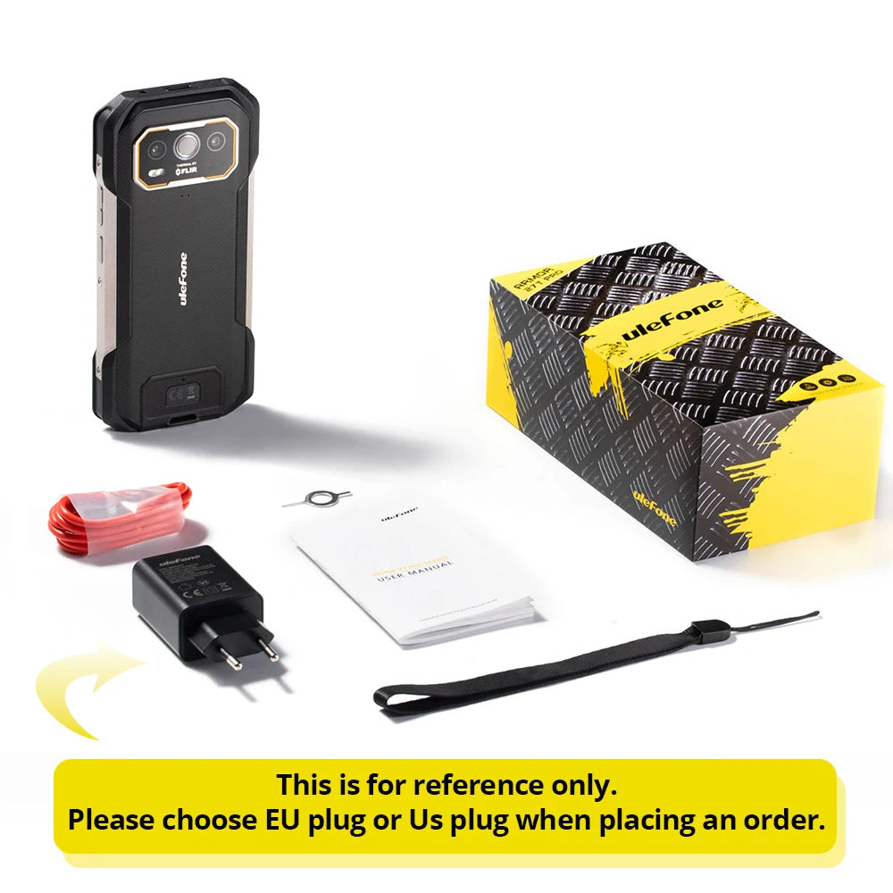 Ulefone Armor 27T Pro 5G, telefone robusto, 10600mAh, Android 14, smartphone com câmera noturna de 50MP+64MP, 6,78" 120Hz, 24GB+256GB NFC