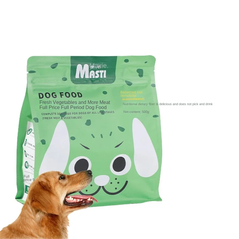 Ração para cães Petiscos para animais de estimação Frango com alto teor de proteína Vegetais orgânicos naturais Ração seca para cães Deliciosa e nutritiva Recompensas para treinamento de cães